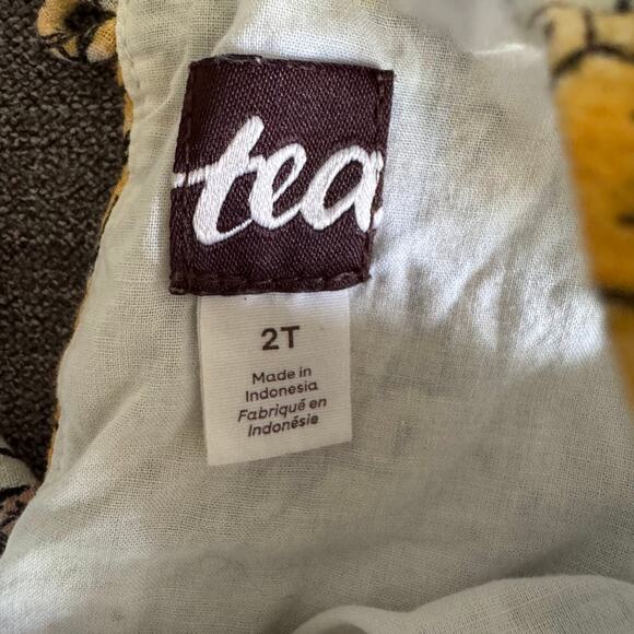 Tea Collection Kenya Collection Safari Zoo Animal Print Dress 2T Toddler Girl - Picture 2 of 5